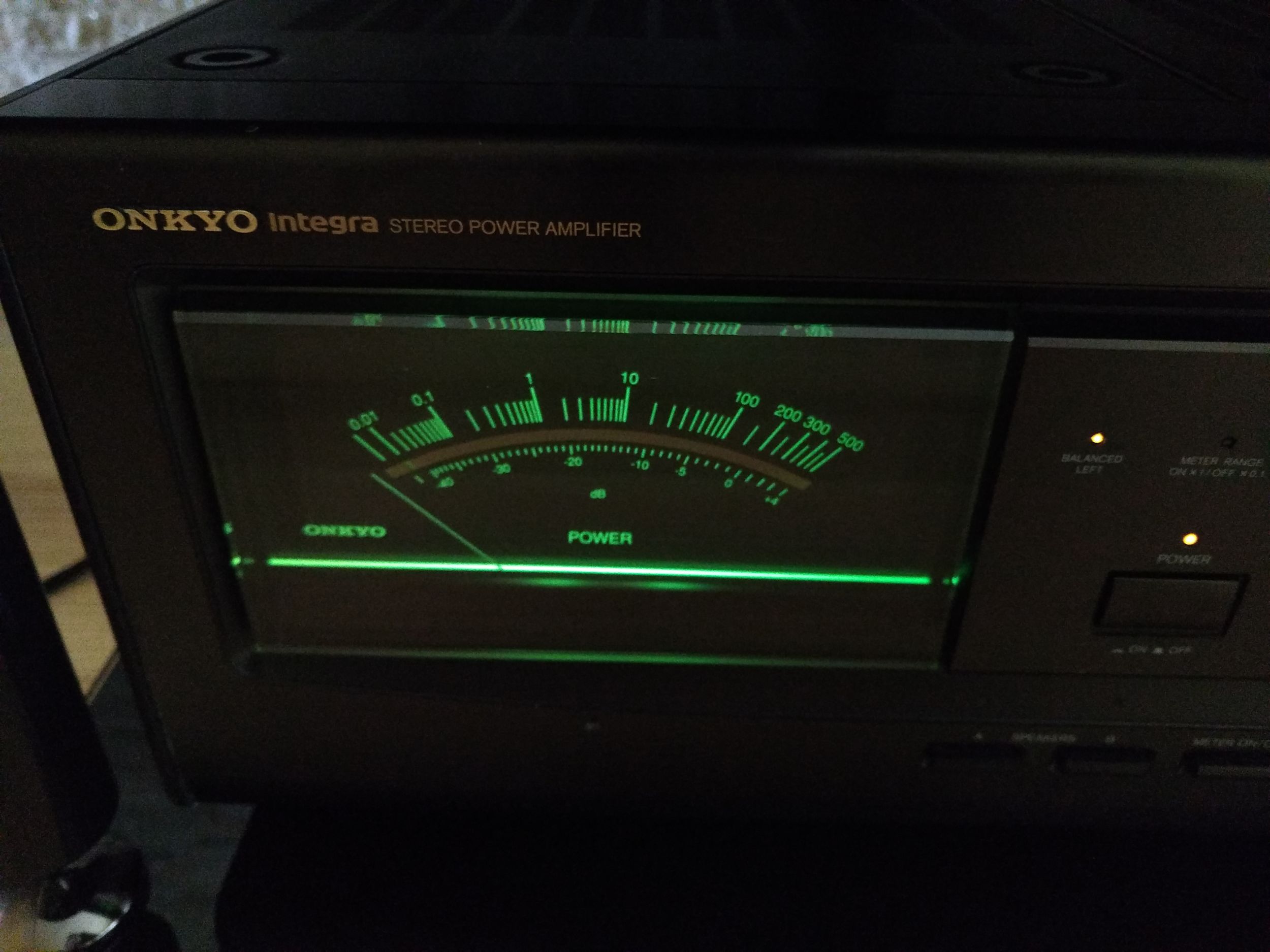 ONKYO M5890 wskaźnik mocy