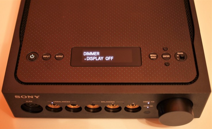 SONY TA-ZH1ES - wyświetlacz wyłączony